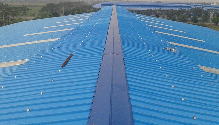 Seam Lock corrugated iron is optimal for factories with a durability of over 50 years